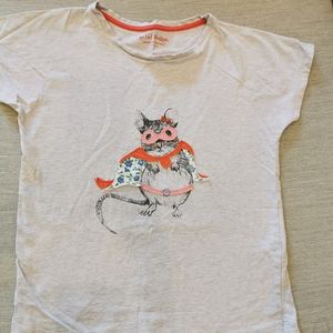 Mini Boden bunny superhero t shirt 9-10y